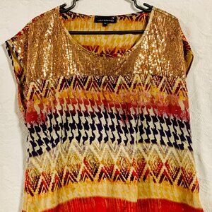 Sequence Embellished Laura Top KM0110)